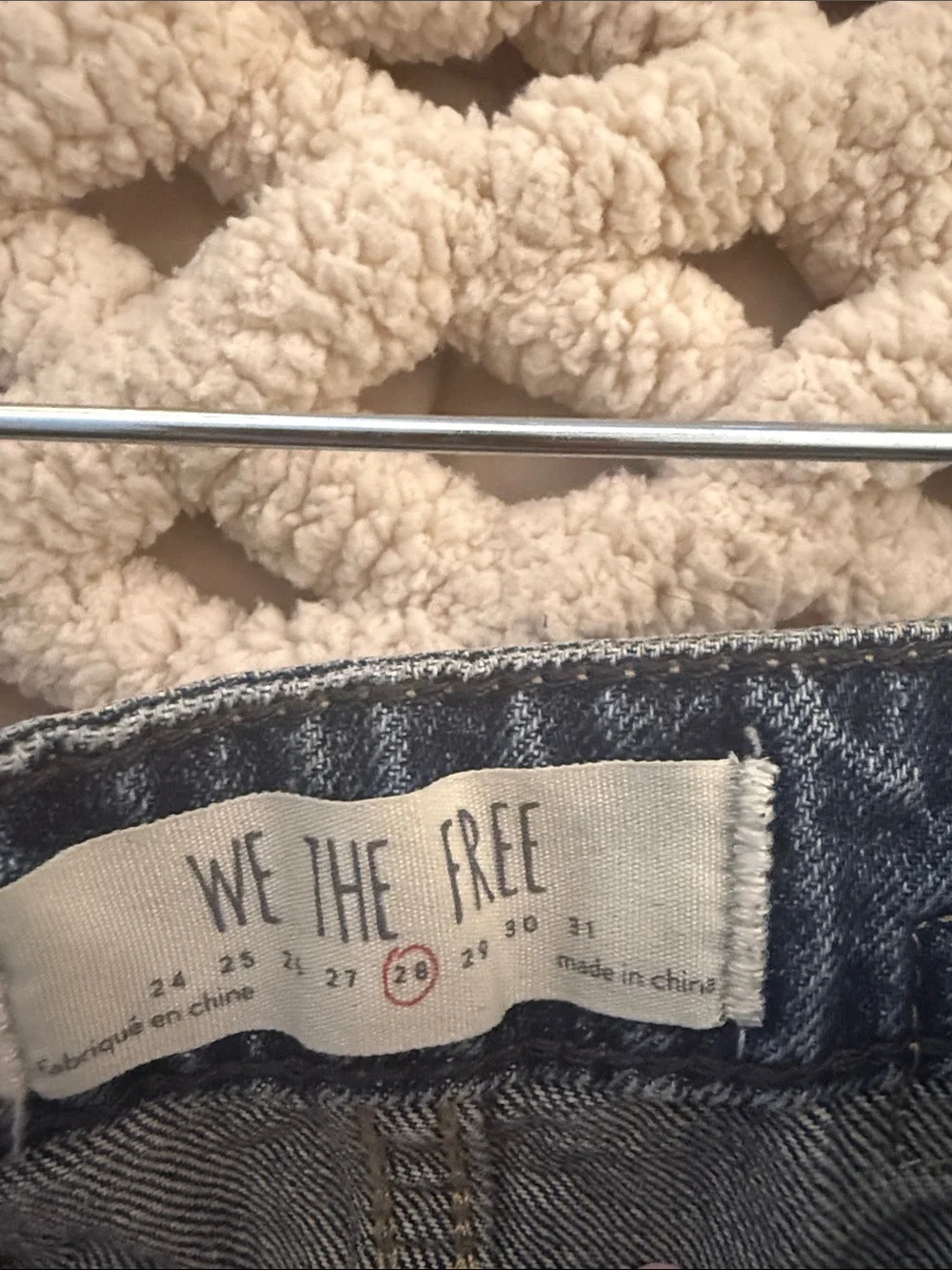 Free People Light Blue Denim Mini Skirt - Raw Hem